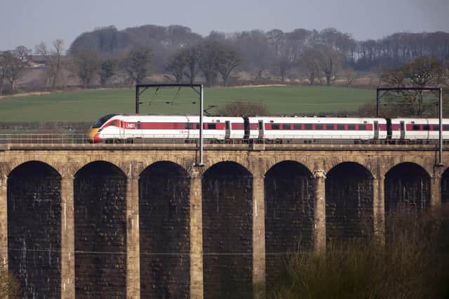 An LNER Azuma train