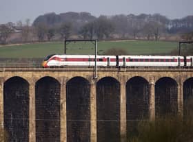 An LNER Azuma train