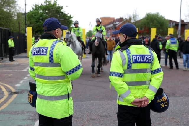 A rise in disorder at football matches has been recorded.