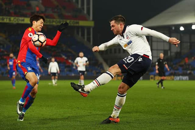 Andrew Taylor in his playing days for Bolton. (Photo by Ian Walton/Getty Images)