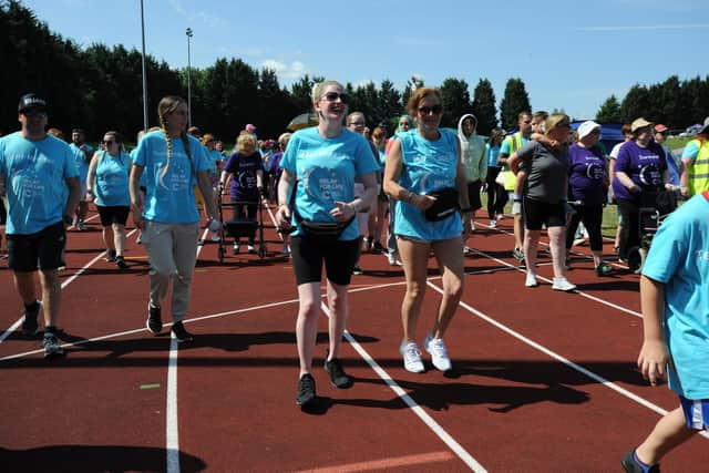 Cancer Research Relay for Life at Monkton Stadium, Jarrow.