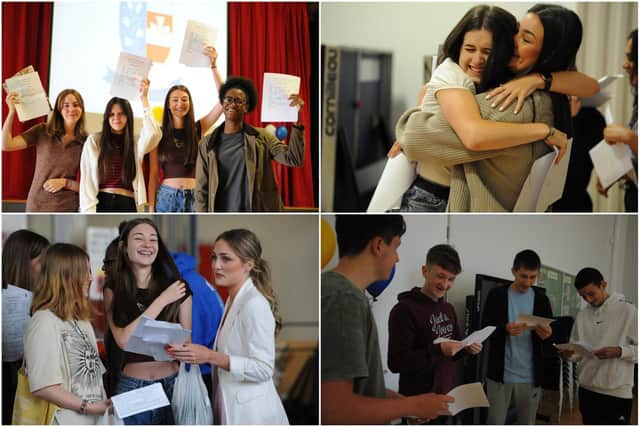 St Joseph’s Catholic Academy students celebrate their GCSE results.