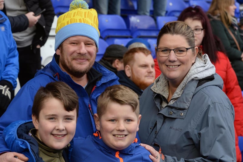 Wednesday fans before the 3-3 draw with Birmingham City at St Andrew's last February.