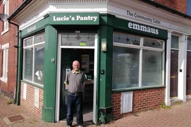 Stuart Small, volunteer at Lucie's Pantry