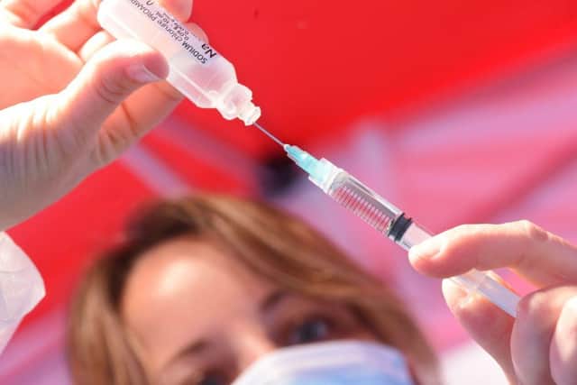 More than 5 million people in the UK have now had their second vaccine dose. 
(Photo by JEAN-FRANCOIS MONIER/AFP via Getty Images)