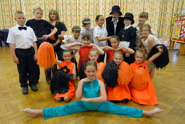 Harton Junior School's 2007 talent show was held to raise money for charity and here is the cast.