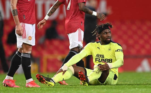 Allan Saint-Maximin of Newcastle United. (Photo by Stu Forster/Getty Images)