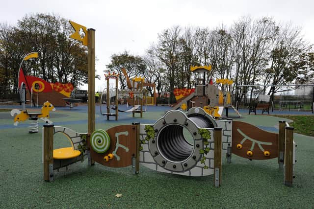 The new Roman-themed children’s play area