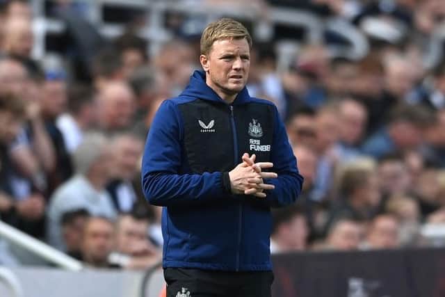 Newcastle head coach Eddie Howe . (Photo by Stu Forster/Getty Images)