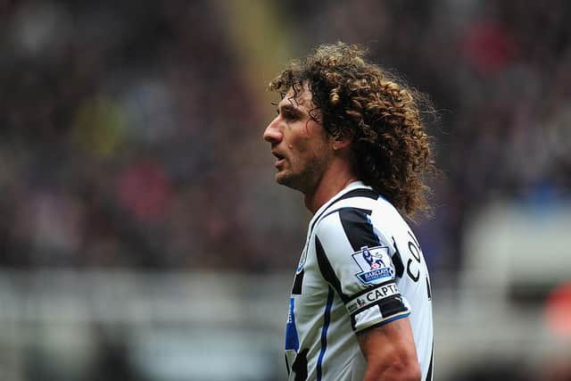 Fabricio Coloccini leading Newcastle United in 2014.