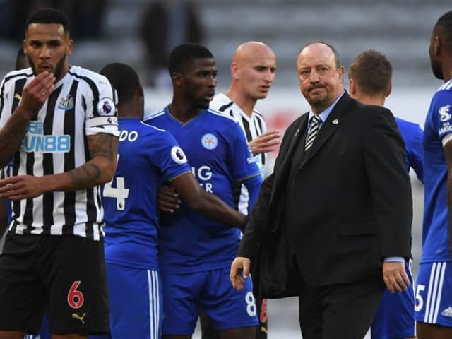 Former Newcastle United boss Rafa Benitez has been linked with being Brendan Rodgers' replacement at Leicester City.  (Photo by Stu Forster/Getty Images)