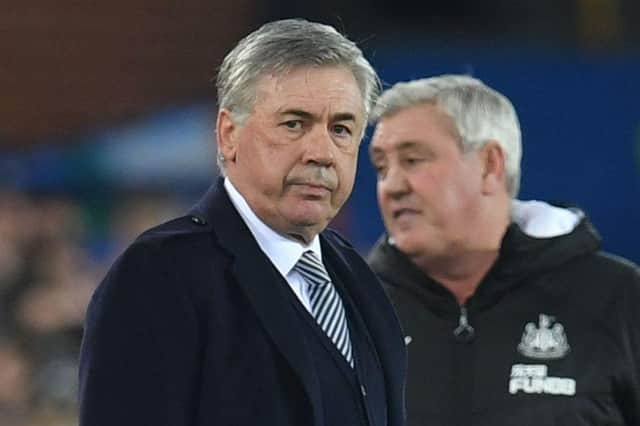 Carlo Ancelotti and Steve Bruce last season.