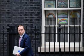 Secretary of State for Health and Social Care, Matt Hancock departs from 10 Downing Street (Photo by Chris J Ratcliffe/Getty Images)