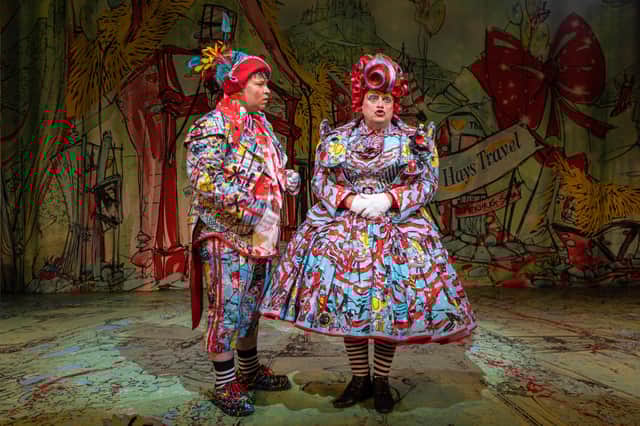 The Customs House has been streaming in high definition a performance, with special added features, of Arbuthnot & Dame Bella’s Christmas Adventure.