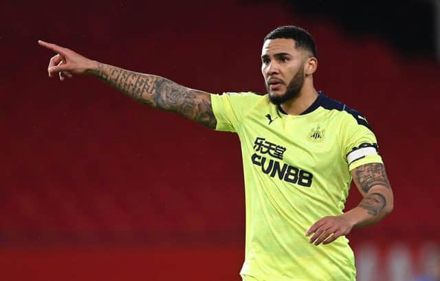 Newcastle United captain Jamaal Lascelles (Photo by Stu Forster/Getty Images)