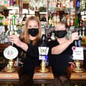 Bar staff at the Albion Gin & Ale House, Carhli Wilkinson (left) and Gillia Bewick.