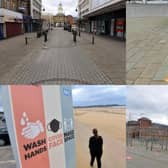We take a look at a quiet South Shields on the third anniversary of the first coronavirus lockdown.
