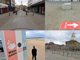 We take a look at a quiet South Shields on the third anniversary of the first coronavirus lockdown.