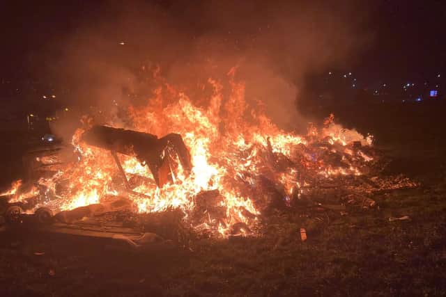 A fire in Sunderland's Ford Estate