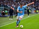 Sergej Milinkovic Savic of SS Lazio in actio during the Serie A match between SS Lazio and Empoli FC at Stadio Olimpico on January 08, 2023 in Rome, Italy. (Photo by Marco Rosi - SS Lazio/Getty Images)
