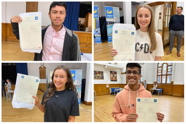 Harton Academy pupils celebrate their GCSE results