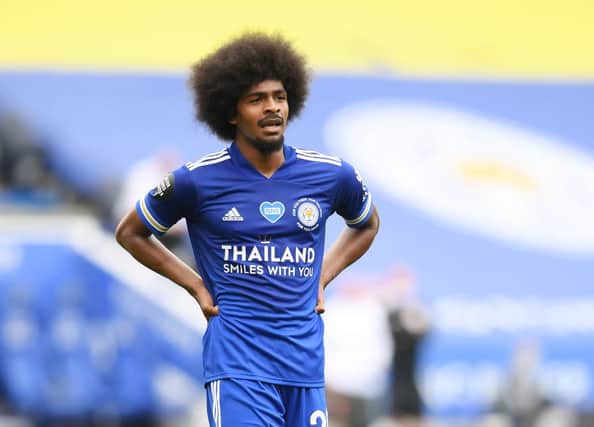 Leicester City midfielder Hamza Choudhury is again linked with a move to Newcastle United. (Photo by Michael Regan/Getty Images)