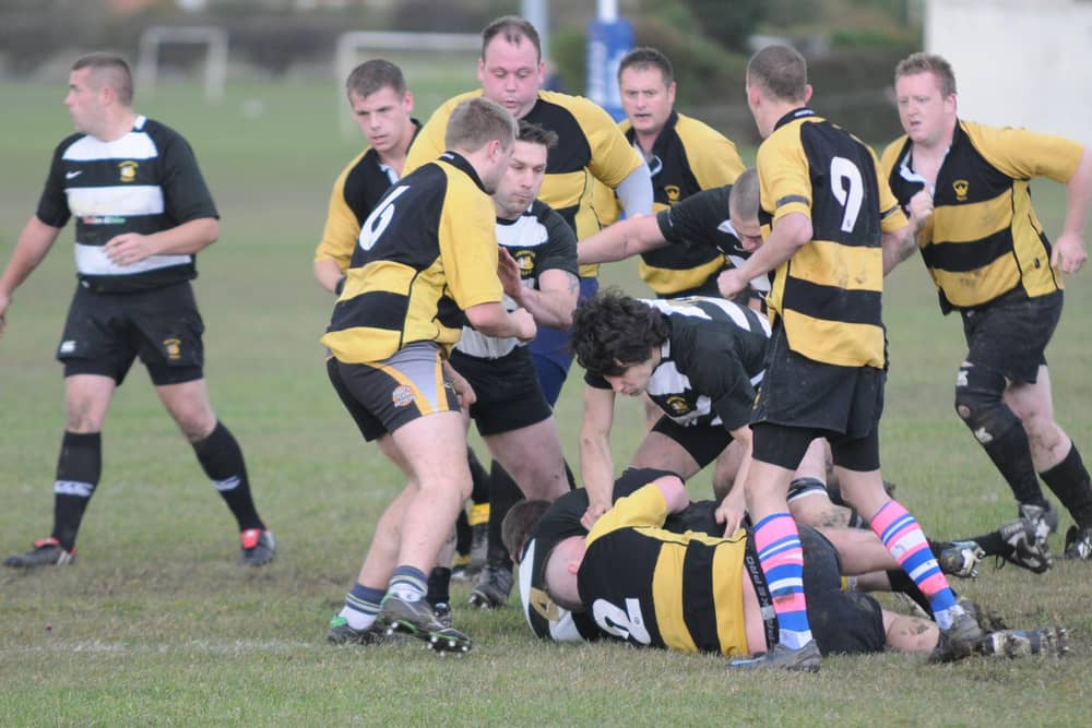 An archive picture of the Jarrovians in action.
