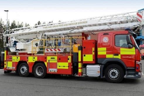 The fire service has issued a warning over Christmas tree safety. Picture: Tyne and Wear Fire and Rescue Service.