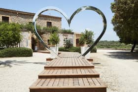 The Love Island Villa.