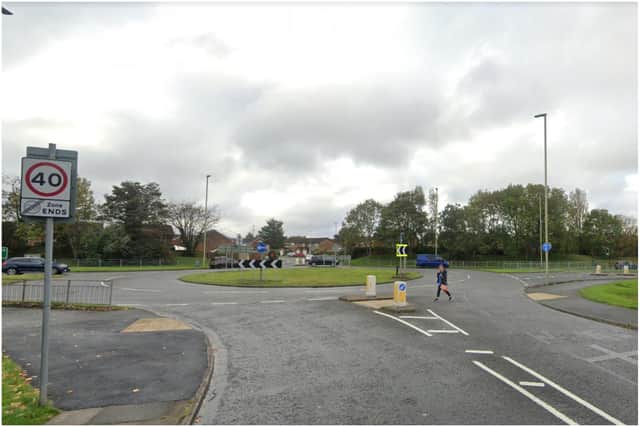 The crash took place at the junction of Winskill Road and John Reid Road in South Shields. Image by Google Maps.