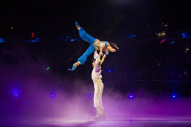 Disney On Ice Dream Big sees Aladdin give Jasmine helping hand