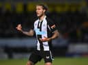 Jeff Hendrick of Newcastle in action during the pre-season friendly between Burton Albion and Newcastle United at the Pirelli Stadium on July 30, 2021 in Burton-upon-Trent, England. (Photo by Michael Regan/Getty Images)