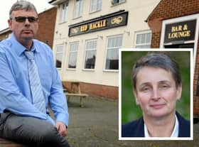 MP Kate Osborne highlighted the plight of pubs in her region before commending establishments like the Red Hackle and landlord Lee Hughes for their efforts to support the community.