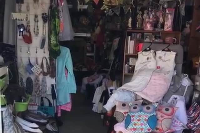 Lynn runs The People's Angels shop, known as the Angel Treasure Trove out of her own garage on Ashleigh Road.