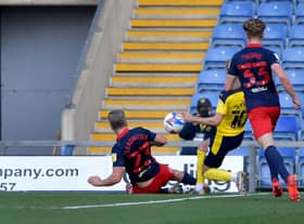 Grant Leadbitter impressed on his first league start of the season