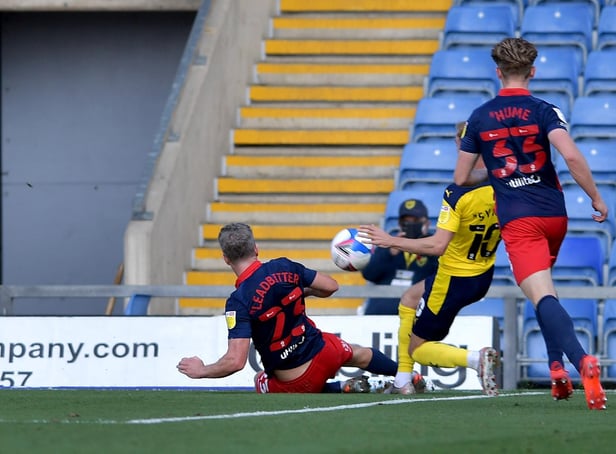 Grant Leadbitter impressed on his first league start of the season
