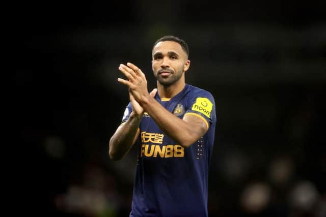 Newcastle United striker Callum Wilson has reportedly been named in Gareth Southgate's 55-man long list ahead of the Qatar World Cup (Photo by Julian Finney/Getty Images)