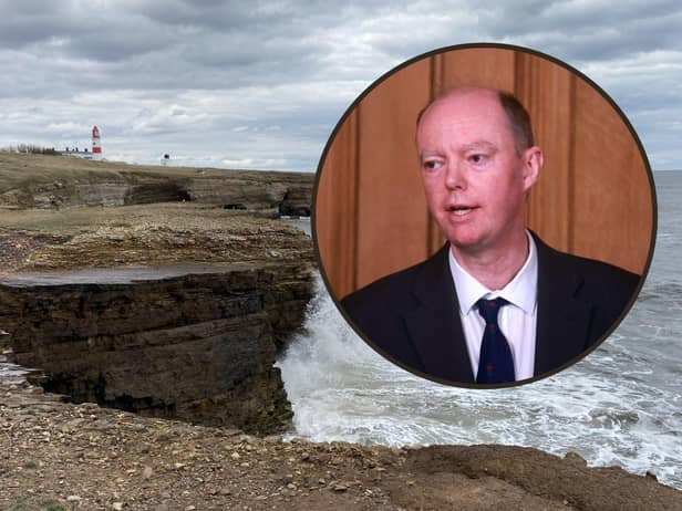Professor Chris Whitty has set out priorities for improving health in coastal communities