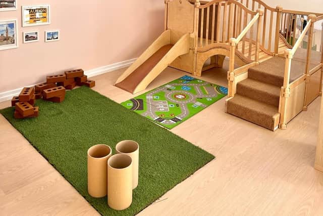 Inside the new nursery.