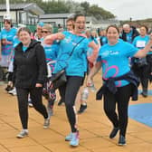 Some of the participants in the Alzheimer’s Society Memory Walk 2019 at Bents Park in South Shields. Picture by Tim Richardson.
