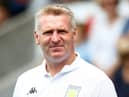 Aston Villa manager Dean Smith gives an injury update on Ollie Watkins ahead of Saturday's game against Newcastle United (Photo by Morgan Harlow/Getty Images)