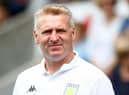 Aston Villa manager Dean Smith gives an injury update on Ollie Watkins ahead of Saturday's game against Newcastle United (Photo by Morgan Harlow/Getty Images)