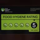 The latest food hygiene ratings