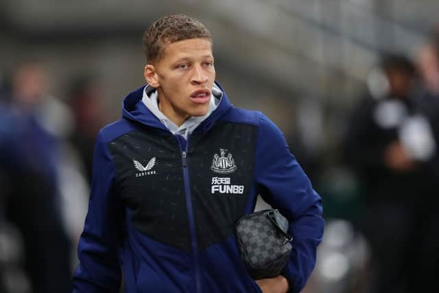 Newcastle United striker Dwight Gayle.