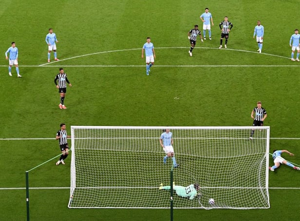 Newcastle United face Manchester City on Sunday (Photo by Stu Forster/Getty Images)