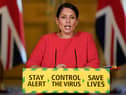 Home Secretary Priti Patel announced the quarantine measures during Friday's Government briefing. Photo credit: Andrew Parsons/10 Downing Street/Crown Copyright/PA Wire