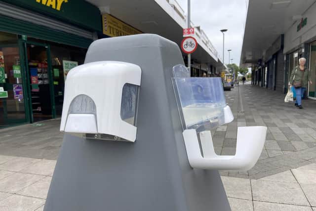 There have been claims people have been drinking the hand sanitising gel from the council units set up in Hebburn town centre.