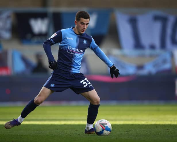 Anis Mehmeti of Wycombe Wanderers.