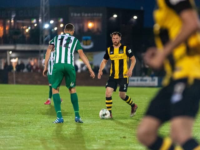 Louis Storey in action for Hebburn Town. Picture by Richard Waugh