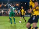 Louis Storey in action for Hebburn Town. Picture by Richard Waugh